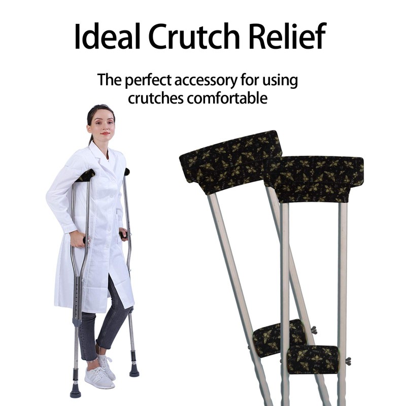 SPRING SEAON Underarm Crutch Pads and Hand Grip Covers Padding