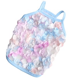 Dog Clothes, Pet Clothes, Dog Clothes, Spring and Summer, For Summer, Cute, Dog Wear, Thin, Breathable, Mesh, Small and Medium Size Dog Clothes, Border Tank Top, Sleeveless, Summer Fruit, Striped, Dog