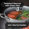 KOTO 304 Stainless Steel Divided Hot Pot – 11”, 4.5L