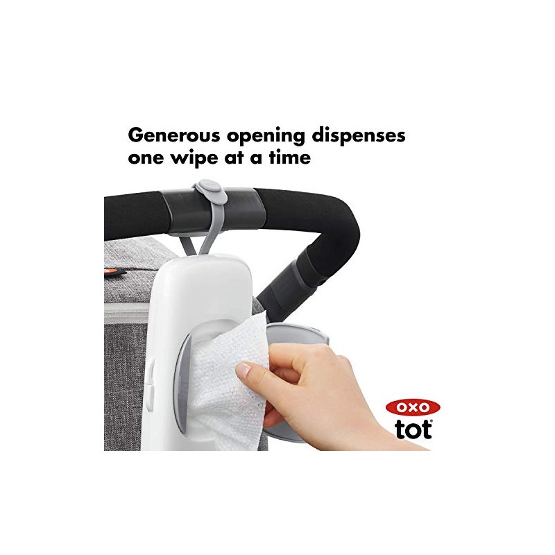 Oxo OXO Tot On-The-Go Wipes Dispenser, Gray, One Size