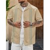 Herberton Mens Holiday Top Fashion Button Down Shirt Guayabera Cuban