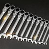 FLZOSPER 22-Piece Flex-Head Ratcheting Wrench Set，Metric & SAE Chrome Vanadium