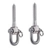 GIONAR 2 x Ceiling Hooks, Swing Hanger, 180° Swing Screw