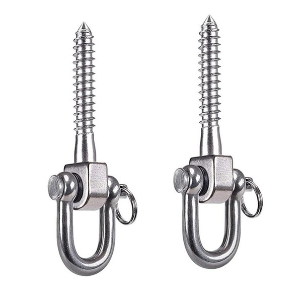 GIONAR 2 x Ceiling Hooks, Swing Hanger, 180° Swing Screw