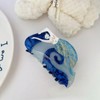 Hofar Mermaid Hair Claw Clips Blue for Women 1PC Acetate