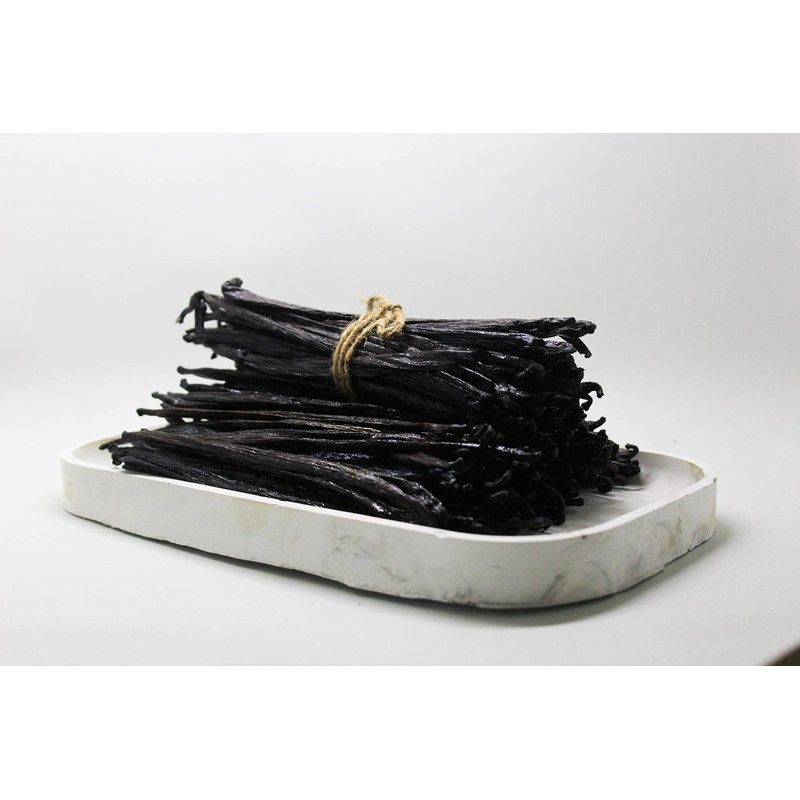 50 Vanilla Beans Bulk Grade B for Making Vanilla Extract,