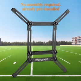 Meromore Black Fence Mount - Action Camera Aluminum Fence Mount Compatible with GoPro, Phones, Digital Camera, Ideal Backstop Camera Fence Clip for Recording Baseball, Softball, Football Games