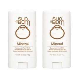 Sun Bum Sun Bum Mineral Spf 50 Sunscreen Face Stick Vegan and Reef Friendly (octinoxate & Oxybenzone Free) Broad Spectrum Natural Sunscreen With Uva/uvb Protection 2 Pack