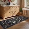 GarveeHome 2x6 Cat Washable Runner Rug for Kitchen, Soft Black