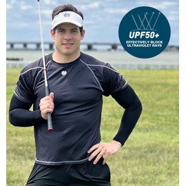 Aegend 4 Pair Sun Protection Cooling Arm Sleeves Compression - Tattoo Cover up - Sun Sleeves for Men Women Youth