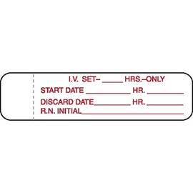 I.V. Tubing Labels_ Hrs