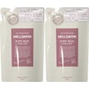 MELLSAVON Body Wash, Floral Herb Refill, Set of 2 (380