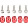 Ollanoos 5 Sets Disc Bicycle Olive Connecting Insert Oil Fitting