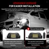 SHINIGHT 20 Pods White Rock Lights for Trucks/UTV/ATV - 36