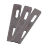 Stainless Steel Leather Exfoliating Tool, Curved Shape Leather Craft Skiving
