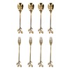 8Pcs Branch Design Coffee Spoon Stainless Steel Fruit Fork Dessert