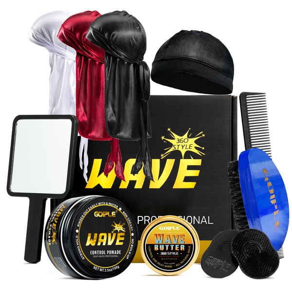 Wave Pomade for Men Strong Hold Easy Wash 360 Wave
