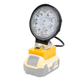 LED Work Light for Dewalt 20V Battery, Cordless Work Lights, Portable Flashlight, Tool Gifts for Men, 170° Adjustable, Outdoors and Job Site Lighting Workshop Garage (Battery Not Included)