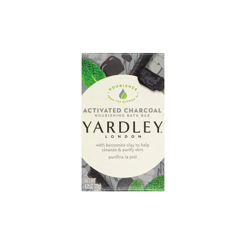 Jabón De Baño Yardley London Carbón Activado 120g Charcoal
