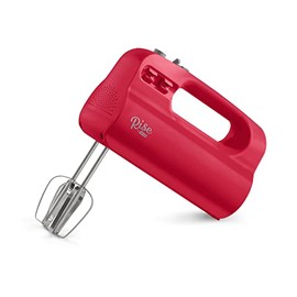 RISE BY DASH Red 5 Speed Hand Mixer