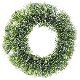 Ideen mit Herz Decorative Wreath, Design 10, Inside: Diameter 11 cm, Outside: Diameter 19 cm, with Larch Needles