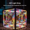 CUQI WS2812B LED Strip, Individually Addressable 5050 SMD 256 RGBIC