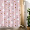 MelonBoat Easter Shower Curtain Set: Cute Easter Bathroom Shower Curtain