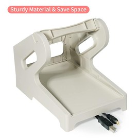 JADENS Label Holder for Rolls and Fan-fold Labels(Label not included):_White