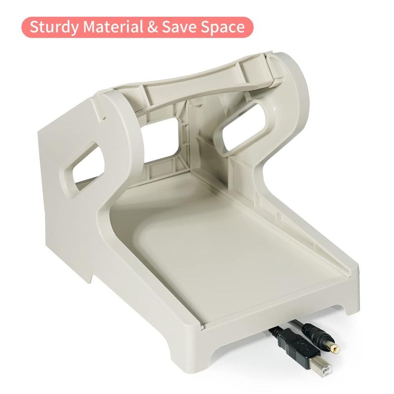 JADENS Label Holder for Rolls and Fan-fold Labels(Label not included):_White