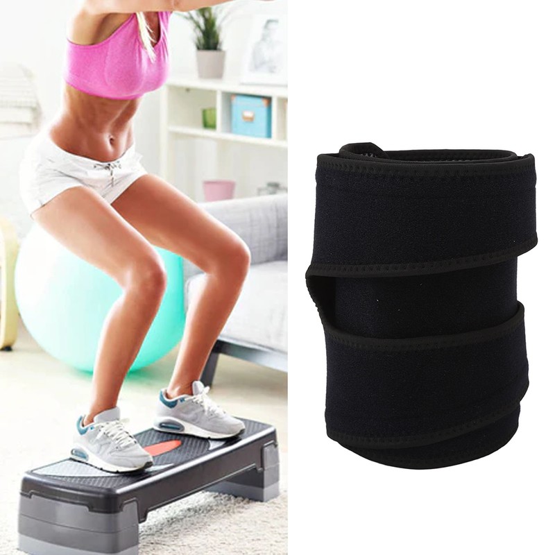 Thigh Support Adjustable Thicken Polyester Fiber Elastic Skid Resistance Breathable
