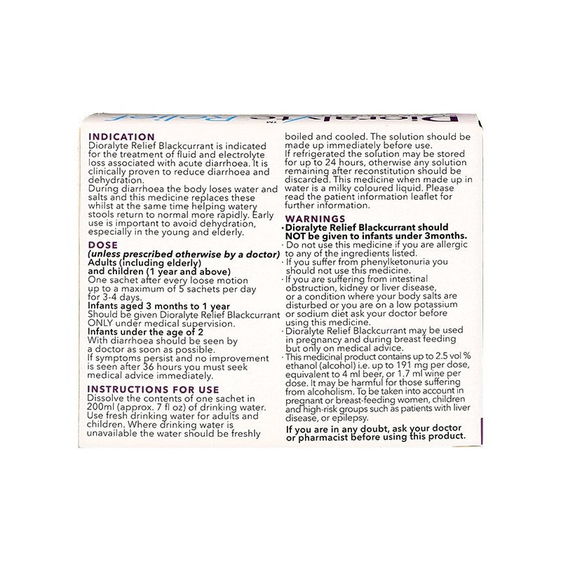 Dioralyte Relief Blackcurrent