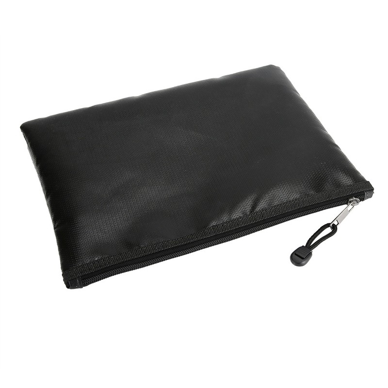 27 x 16cm Waterproof Fireproof File Document Organizer Storage Bag