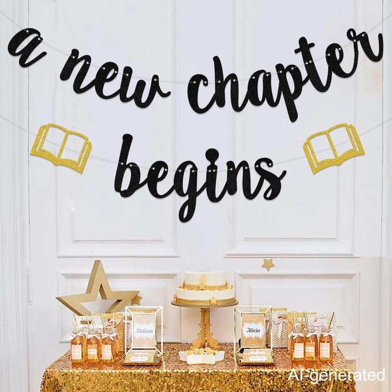 A New Chapter Begins Banner - The Beginning of a