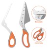 Vutyvve Pizza Scissors, Multi-Functional Kitchen Shears with Detachable Pizza Peel,