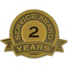 PinMart 2 Years of Service Award Lapel Pin