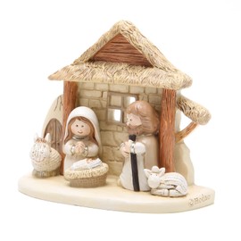 Hodao Nativity Sets for Christmas Indoor Christmas Nativity Sets Decorations Christmas Nativity Set Decor Holy Family Nativity Scene for Xmas Decor Gift - Christmas Party Home Decorations (Brown)