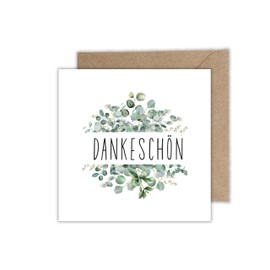 Thank You Card with Envelope - Thank You Wedding Card and Other Occasions Thank You Card as Folding Card