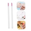 Outanaya Nail Engraving Pen Set 5pcs Plastic Nail Pens Cuticle