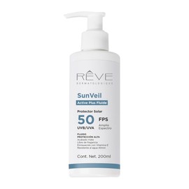 Reve Dermatologique | SunVeil Active Plus FPS 50 - Protector Solar - Filtro UVA y Filtro UVB – Resistente al agua -200 m