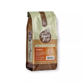 Tejas Cafe Hazelnut Ground Coffee 11 oz Bag