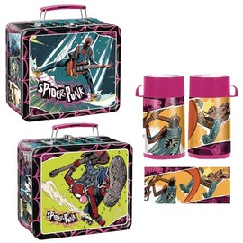 San Diego 2024 Previews Exclusive Spider-Punk Tin Titans Lunch Box with Beverage Container