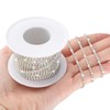 sourcing map 11 Yard Crystal Rhinestone Close Chain Trim, Crystal