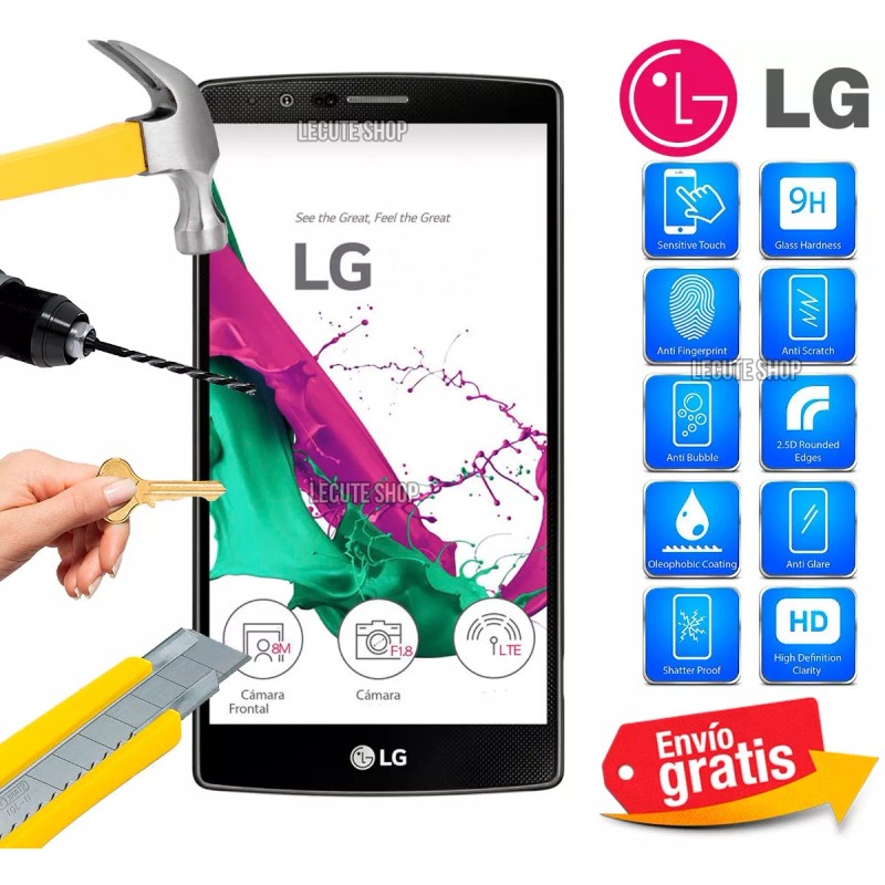 Tempered Glass Mica Cristal Templado LG D680 Gorilla Glass 9h