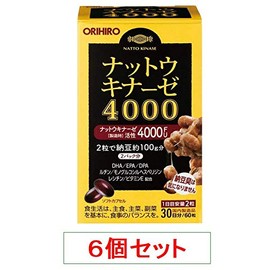 オリヒロ ナットウキナーゼ4000 X６個セット