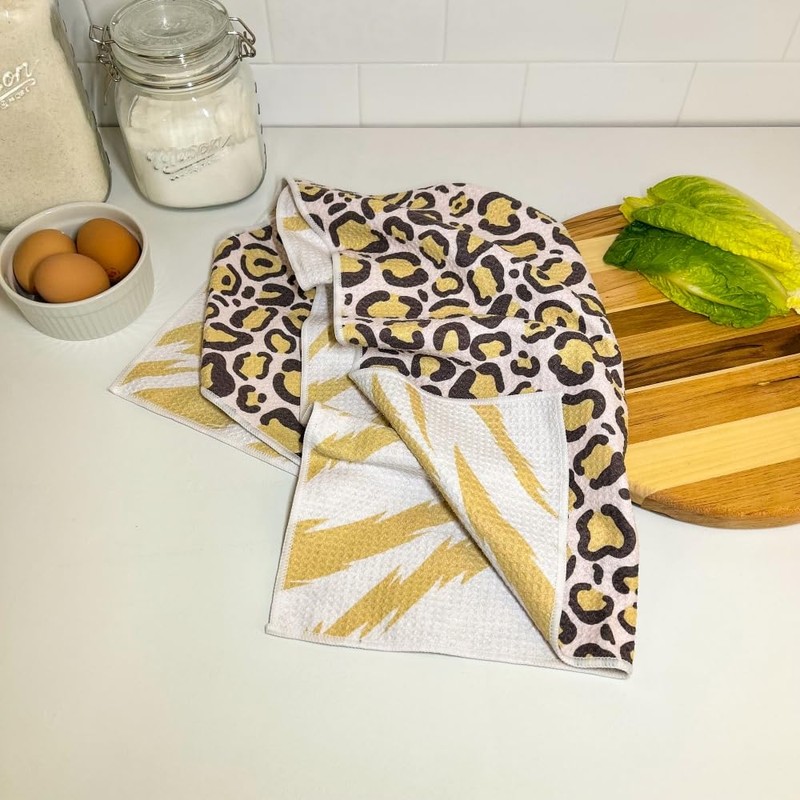 BUZZEE - Kitchen Tea Towel - Quick Dry Microfiber Cloth
