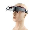 Meichoon Lupa para La Cabeza con 2 Luces LED,Lupa de