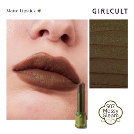 GIRLCULT Matte Lipstick – Long Lasting Velvet Finish, Smudge Proof & Lightweight Lipstick for Women, Transfer Proof One-Swipe Color, Gift for Her (S07)