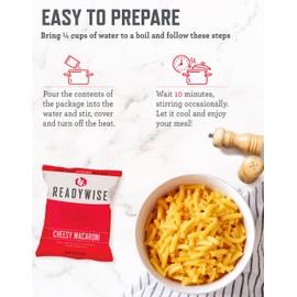 ReadyWise Emergency Food Supply - 120 Servings Favorites Sample Bucket, Survival Food Kit, Freeze Dried Prepper Food & Dehydrated Meals for Camping Essentials & Backpacking, up to 25 Year Shelf Life