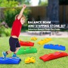 MOCUTEEN Kids Balance Beam Toddler Stepping Stones Max Load 220LBS