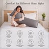 ZonLi Weighted Body Pillow 8.5 lbs, Cooling Bamboo Rayon Cover,